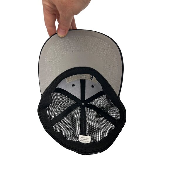 NEW Big Green Egg Black Mesh Adjustable Classic Trucker Hat Stretch-to-Fit Cap - Picture 5 of 10